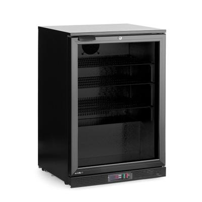 Hendi Bar-Kühlschrank eintürig, Arktic, 105L, Schwarz, 220-240V/120W, 600x530x(H)870mm