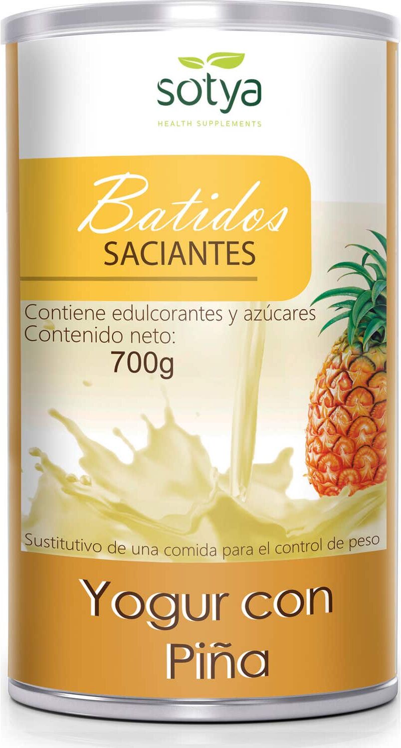 Sotya Batido Saciante de yogur Piña 700 g