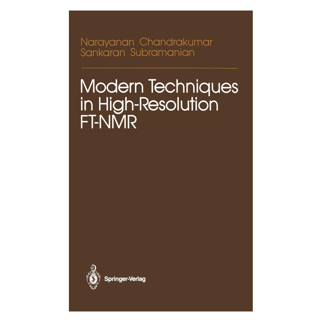 Springer Modern Techniques in High-Resolution FT-NMR (Englisch, Softcover, Narayanan Chandrakumar, Sankaran Subramanian) (55493585)