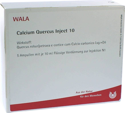 WALA Heilmittel GmbH CALCIUM QUERCUS Inject 10 Ampullen 5X10 ml 00079898