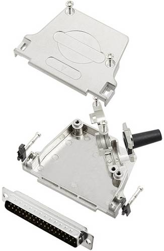 TRU COMPONENTS TCD45ZF37DBPK 7709356 D-SUB Stiftleisten-Set 45° Polzahl: 37 Lötkelch 1St.