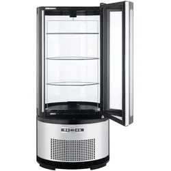 Vertikale gekühlte vitrine auf theke rund - 450x450x985 mm - 190 W 230/1V - 13809660 Eurast