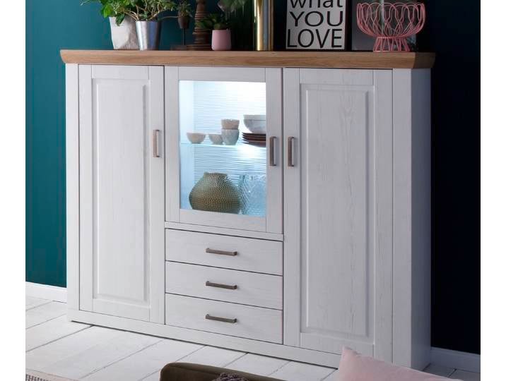 Highboard II Brixen , Landhaus modern , Pinie Aurelio / Grandson Oak
