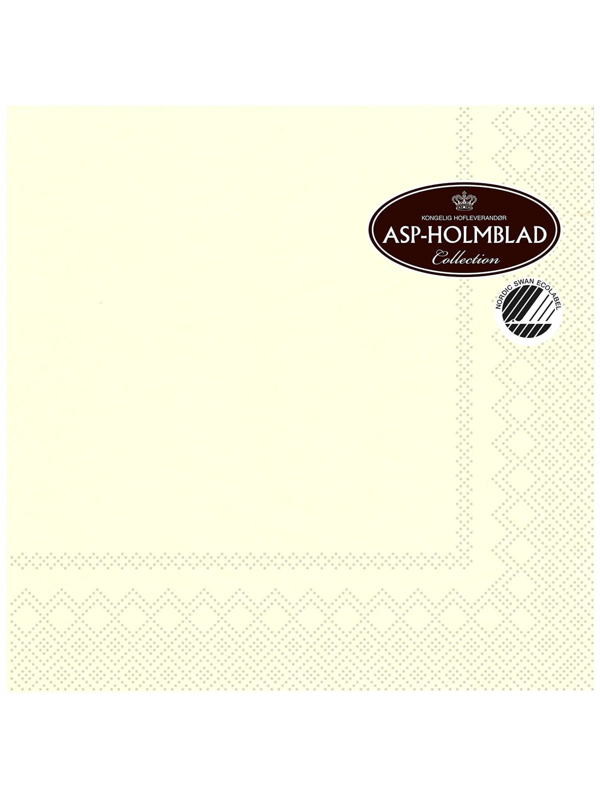Asp-Holmblad Servietten "CREME"