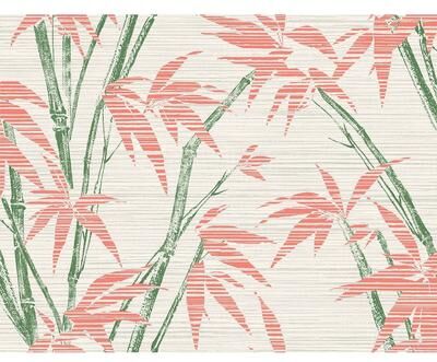 Seabrook Designs Bamboo Tropics Unpasted Wallpaper