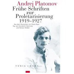 Frühe Schriften zur Proletarisierung, Fachbücher von Andrej Platonov