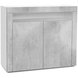 KOMMODE Valencia Beton Oxid Optik / Beton Oxid Optik