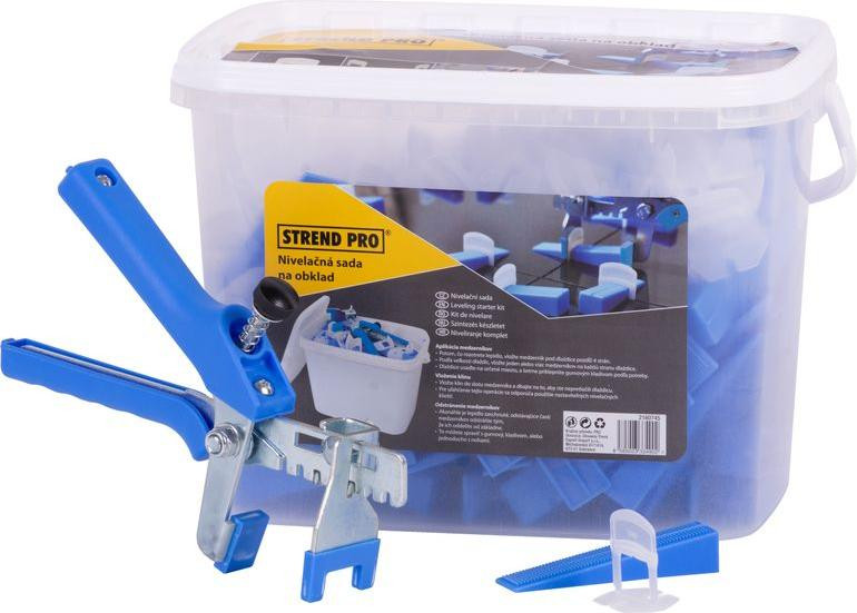 Strend Pro LS515 Tegelnivelleerset Starterkit met 100x afstandhouder 1,5 mm, 100x wig en tang