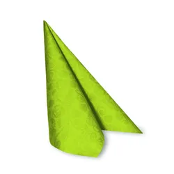 Serviette (PAP-Airlaid) PREMIUM Dekor-R gelbgrün 40 x 40 cm