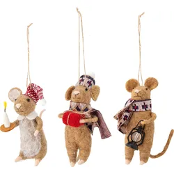 Peo Christbaumschmuck Mäuschen 3 St.