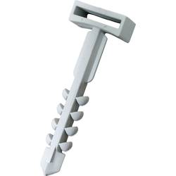 N & L Dübelstecknagel K30mm Befestigungselement steckbar 511ST für Steckmontage im Mauerwerk, halogenfrei, mit Steckdübel, UV-stabilisiert 100 St.