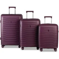 Worldpack Portland 4 Rollen Kofferset 3-teilig, Koffer, Rosa