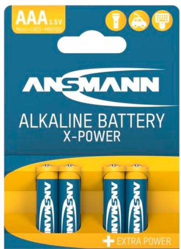 Ansmann X-Power Micro (AAA)-Batterie 1.5V 4St.