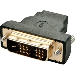 LINDY 41228 - DVI Adapter, DVI 18+1 Stecker auf HDMI Buchse