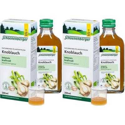 Knoblauchsaft Schoenenberg Bio 2x 2x200 ml Saft