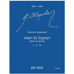 Arien für Sopran Band 1 für Sopran und Klavier, Fachbücher von Giacomo Meyerbeer