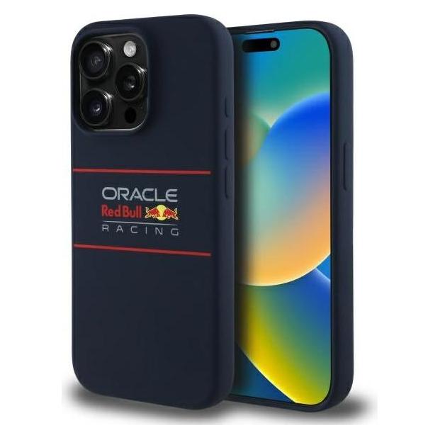Red Bull RBHMP15L24SIHSRV iPhone 15 Pro 6.1" hardcase navy Silicone Horizontal Logo MagSafe (Apple iPhone 15 Pro) (RBHMP15L24SIHSRV)