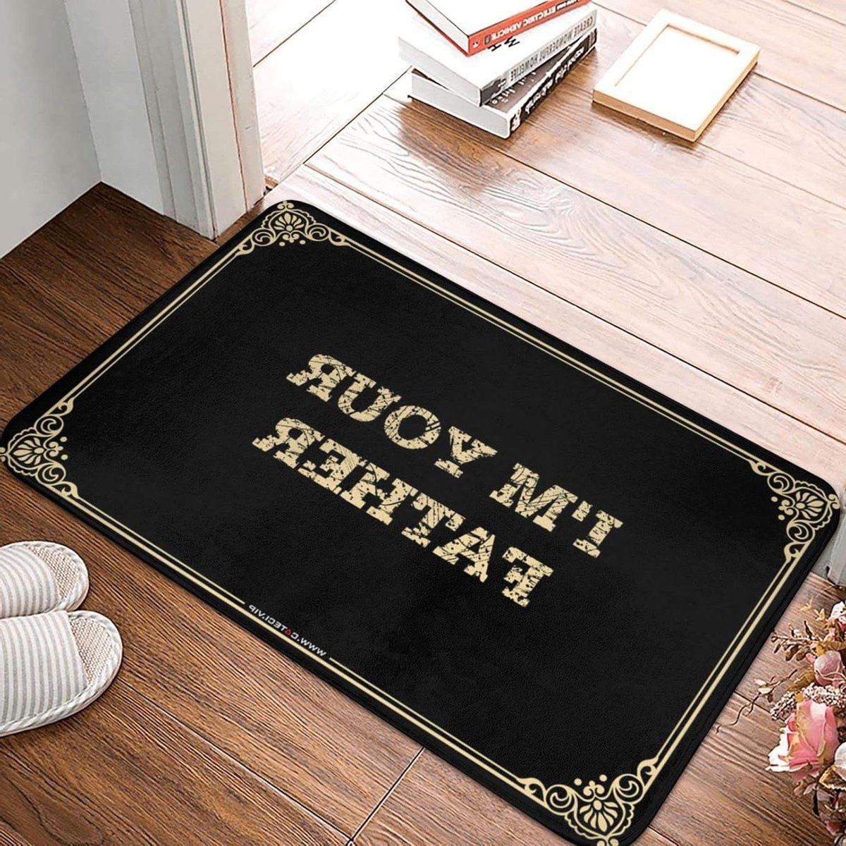 Grappige Deurmat Entree Tapijt met Anti-slip Achterkant - Multicolor - 65 x 90 cm