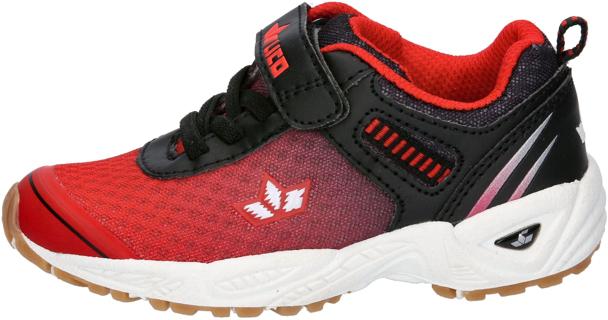 Hallenschuh LICO "Sportschuh Barney VS", Jungen, Gr. 29, rot, Synthetik, Schuhe Hallenschuh