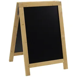 Securit® Gehwegtafel "Nature" - Natur - Natürliche rustikale Holzoptik - 55x85cm