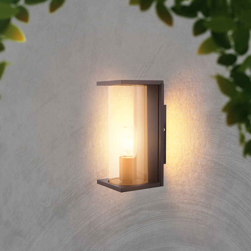 V-Tac Lampada Led Da Giardino Cilindrica Con Portalampada E27 – Vetro Trasparente – Ip44 – Sku 24087