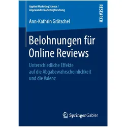 Belohnungen für Online Reviews, Fachbücher von Ann-Kathrin Grötschel