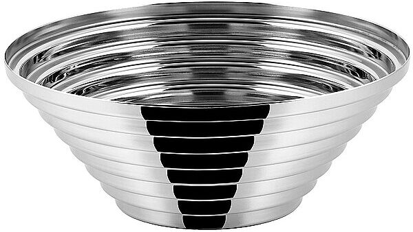Alessi Schale rund MAYA 25cm Edelstahl silber EG