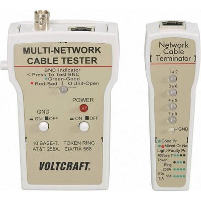 VOLTCRAFT Kabeltester CT-1 CT-1 Geeignet für RJ-45, BNC