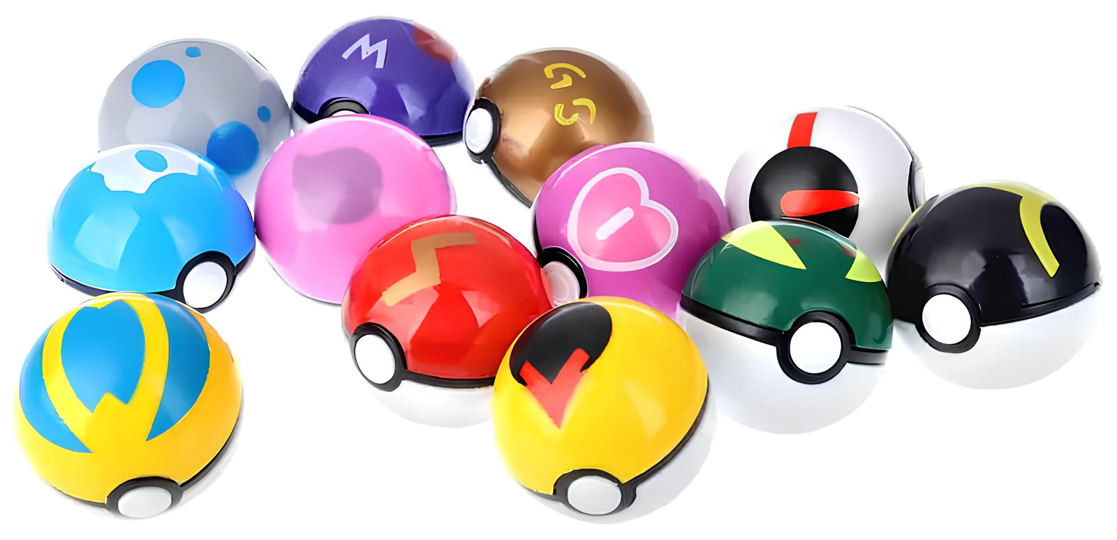 Set van 12 kleine Pokemon Go-figuren van RESTEQ voor spelen of verzamelen