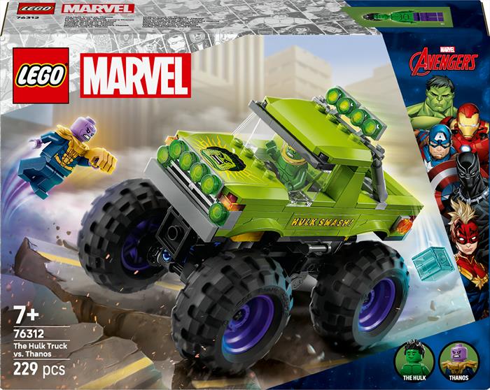 Lego Super Heroes Marvel Truck Di Hulk Vs Thanos 76312, Multicolore