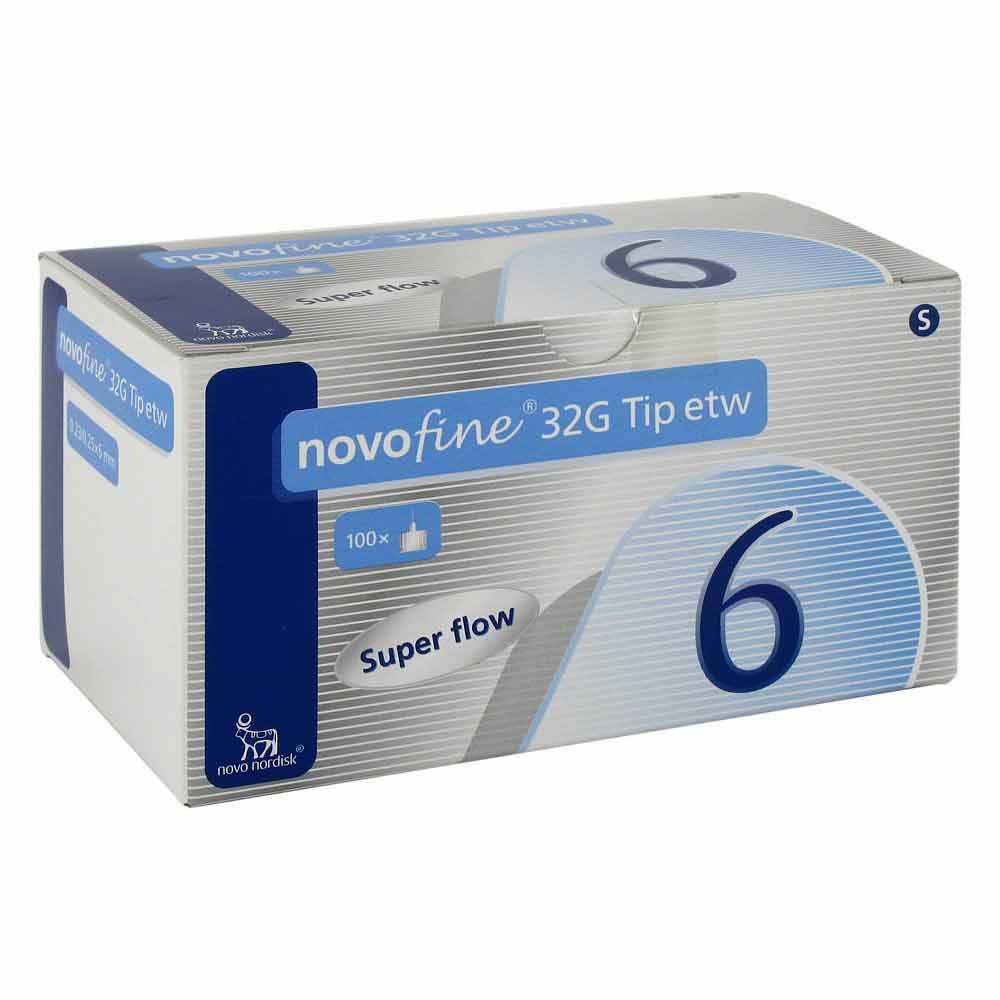 Novo Nordisk Pharma GmbH Novofine 6 mm 32 G Tip etw Kanüle 05049790
