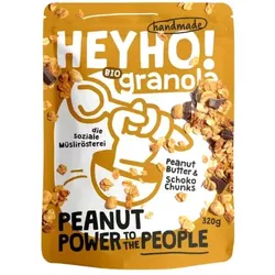 HEYHO Granola Peanut Power to the People bio