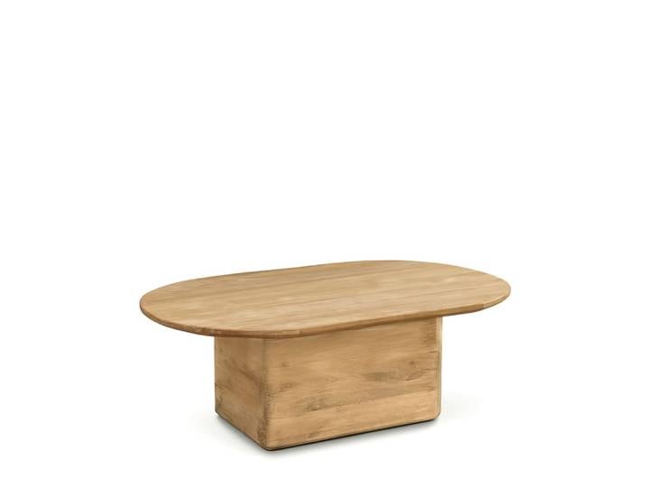 Table basse en teck beige L 110 cm