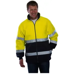 Yoko,  Hi-Vis 2 Bands 2-Tone Fleece Jacket (S)