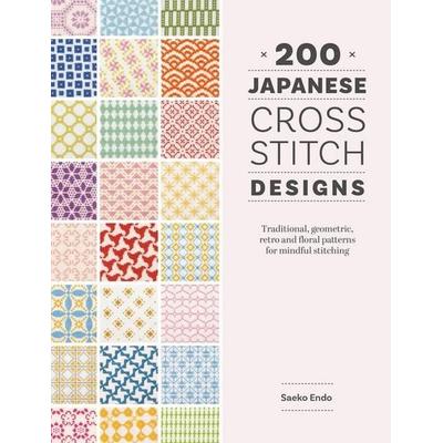 200 Japanese Cross Stitch Designs, Taschenbuch von Saeko Endo, David & Charles, 978-1-4463-1604-7
