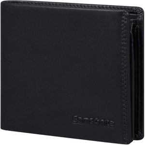 Samsonite Portemonnaie Attack 2 SLG, 046, schwarz, Echt Leder, mit Münzfach, 8 Karten- und Ausweisfächer, RFID Schutz