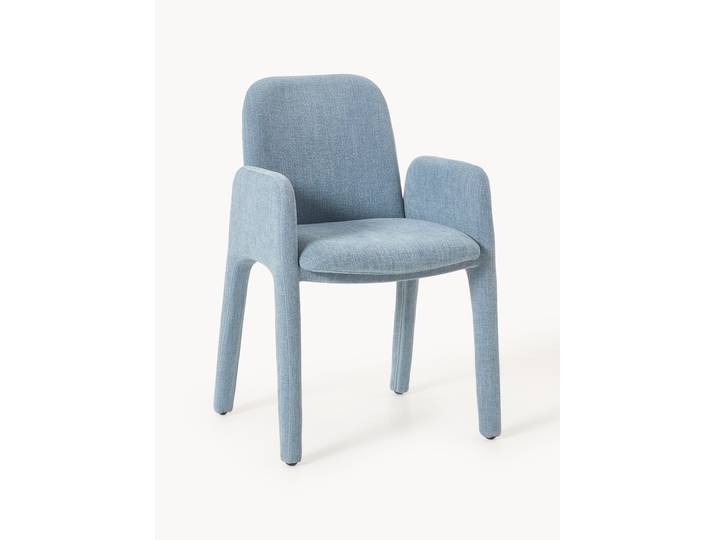 Chaise rembourrée avec accoudoirs Selena