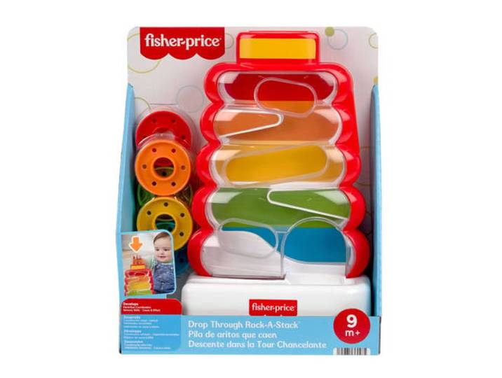 Fisher-Price Rollende Ringen in Wiebelende Stapeltoren