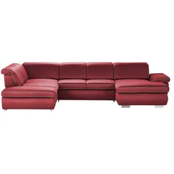 Kollektion Kraft Wohnlandschaft mit verschiedenen Funktionen Amanda ¦ rot ¦ Maße (cm): B: 379 H: 85 T: 260.0