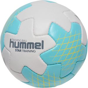 Hummel Handball Star Training HB, 229169-9426-1, Größe 1, weiß/hellblau, 300 Gramm, Trainingsball