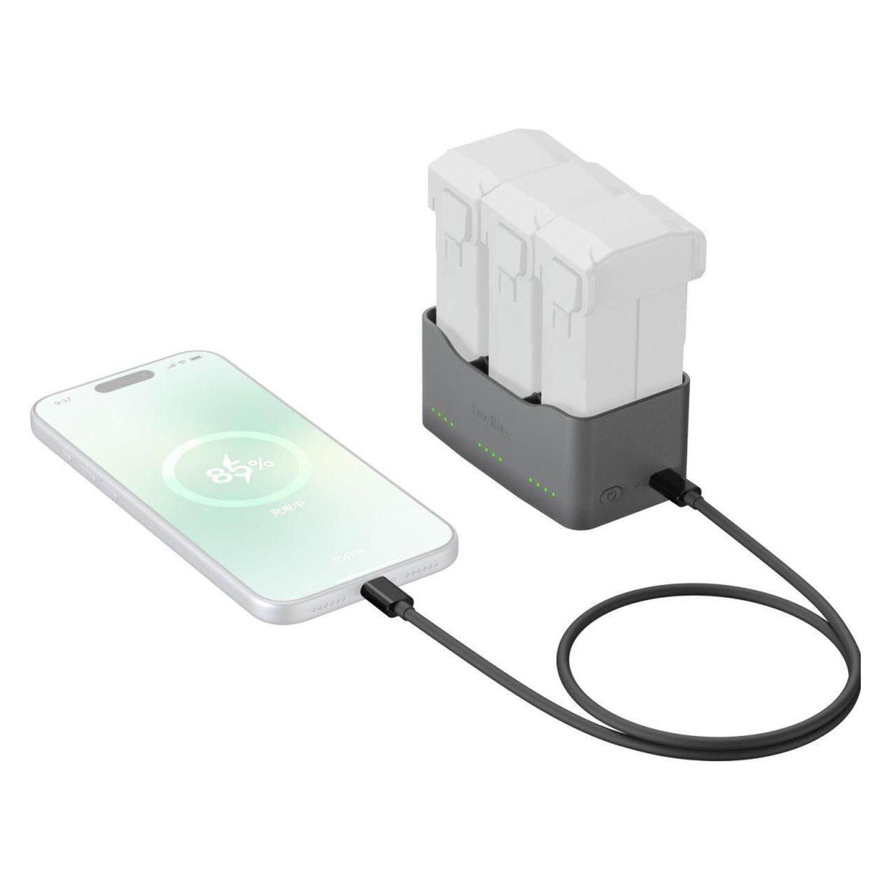 SmallRig 6501 65W Battery Charger for DJI Mini 5 / 4 / 3 Pro (Kamera Akku Ladegerät) (6501)
