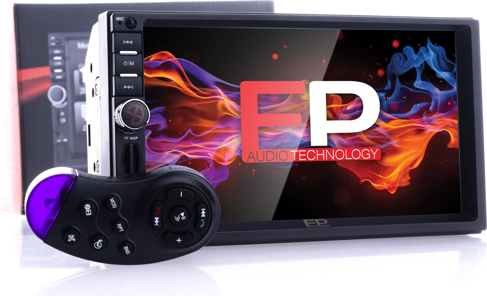 EP Audio Autoradio met versterker, 4x60W, Bluetooth en AUX