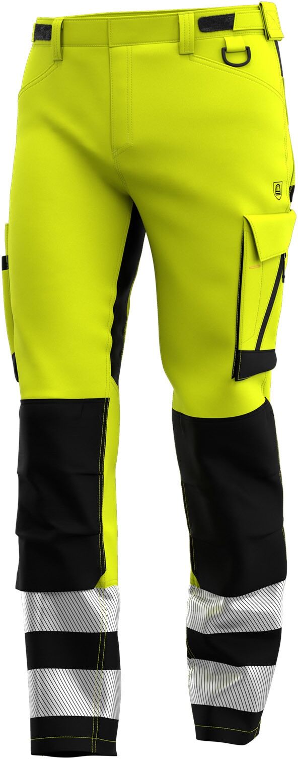 Arbeitsbundhose SAFETY JOGGER WORKS "Bekleidung 011911 Safety Jogger Scuti" Gr. 52, gelb, 52, EURO, Obermaterial: 100% Nylon NY., Hosen, Arbeitsbundhose