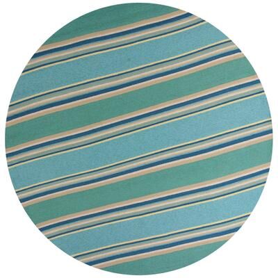 Domani Trails Tropical Stripes Indoor / Outdoor Rug