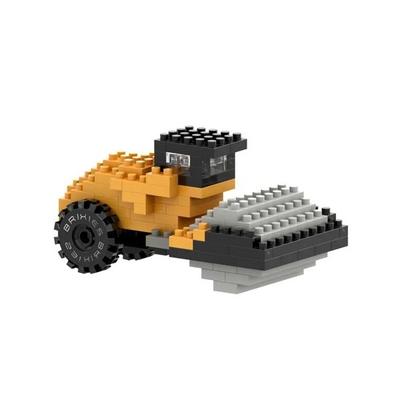 BRIXIES 250003 - JCB Verdichter, 3D Konstruktionsbausatz aus Ministeinen, 114 Teile