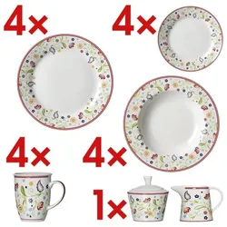 Ritzenhoff & Breker 18-tlg. Geschirr-Set »Shanti« weiß, 27x3x27 cm