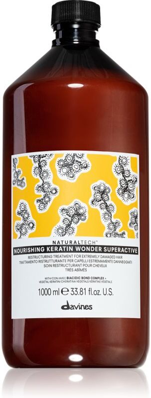 Davines Naturaltech Nourishing Keratin Wonder Regenererende behandling Med keratin Egnet til hårmaske 1000 ml