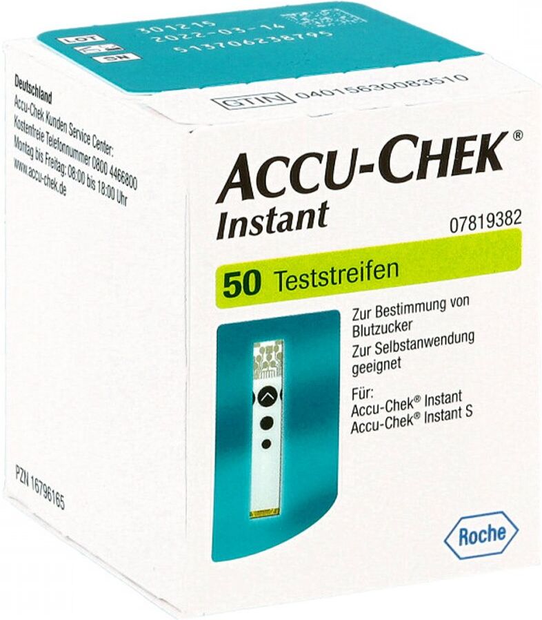 Accu Chek Instant Teststreifen 1X50stk