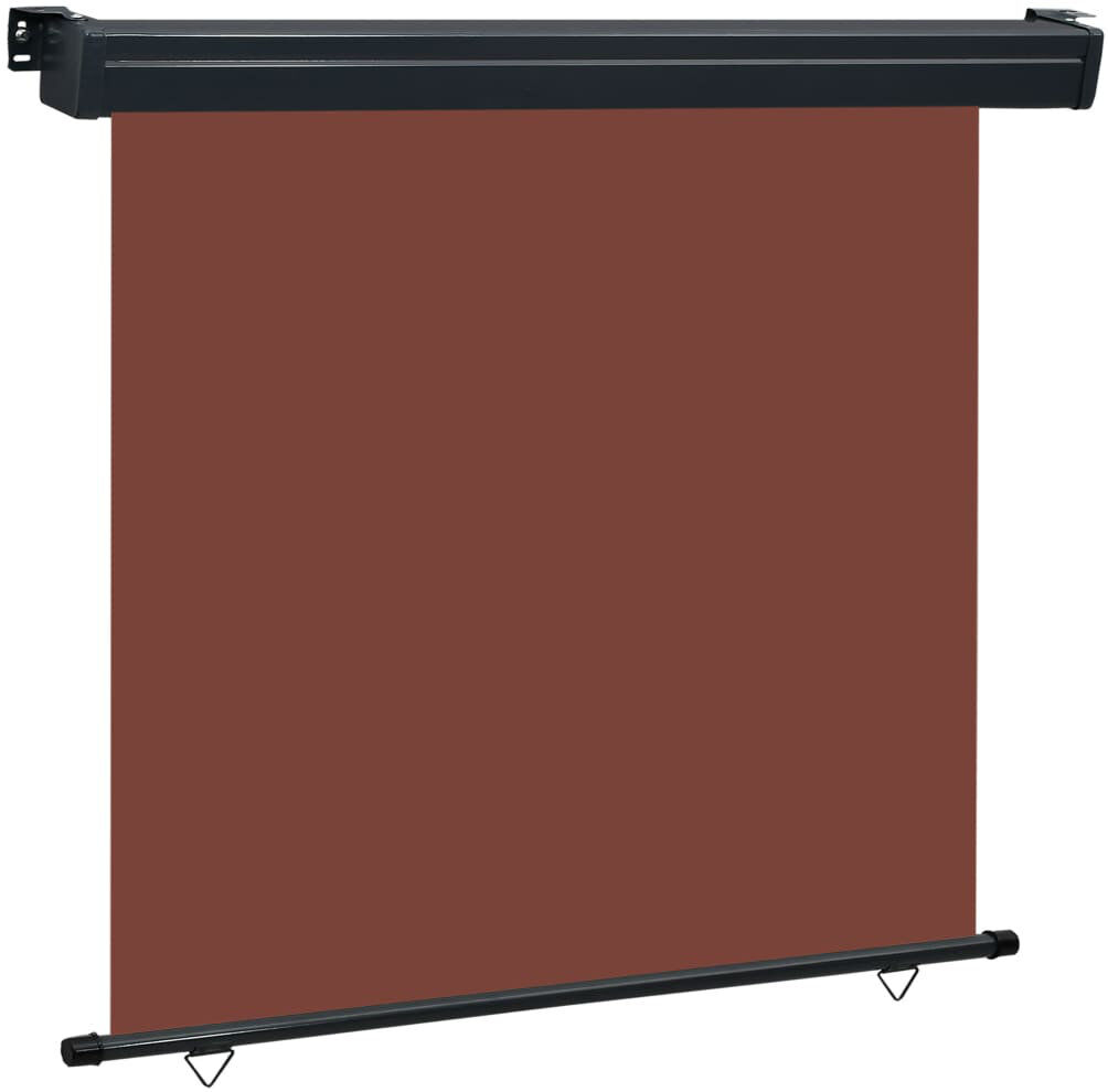 Dakota Fields 1.7cm W x 2.5cm D Fabric Cover Motorised Retractable Side Awning Brown