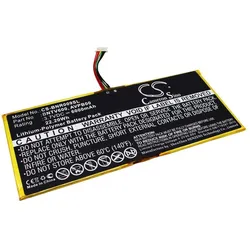 Battery for Barnes & Noble BNTV600 etc, Notebook Akku